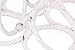 Tosnail Pack of 2 Scarf Hanger Holder Organizer Space Saver for Tie, Belt, Scarves, Socks - White
