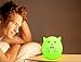 Mystery 3-Modes Soft Silicone LED Baby Pig Night Light, USB Rechargeable Children Night Lamp Cute Pig Lamp with Warm White, Single Color, 7-Color Breathing Modes for Kids Adults Bedroom Decoration(A)