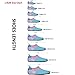 L-RUN Toddler's Barefoot Water Skin Shoes Aqua Socks for Surf Pool Yoga Beach Swim Exercise Red 6-7=EU 22-23