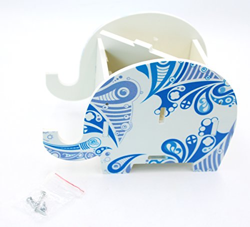 Cute Elephant Pen Pencil Comestic Stationery Holder Cell Phone Stand Multifunctional Storage Box Business Card