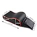 GSPSCN Car Center Console Armrest Pad Soft Memory Foam Pu Leather with Storage Pockets Seat Cushion (Black with Red)