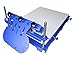 New Type 1 Color 1 Station Screen Printing Press Screen Printer Machine Screen Press Micro Adjust 20x24 Pallet
