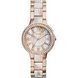 Fossil Virginia Three-Hand Stainless Steel Watch