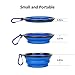 Dog Door Bell Pet Cat Dog Collapsible Silicone Bowl Puppy dog Doorbells Training Clicker Kit,dog training bells for door,Scientific Professional Design 2 Pack Pet Training Clicker