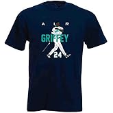 McGuire Twins Garb Ken Griffey Jr AIR HR Seattle Shirt T-Shirt, Blue