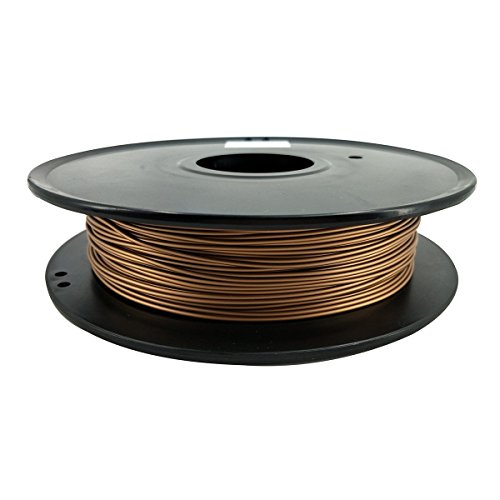 DANTI TECH 3D Metal composite Copper 0.5KG 1.75mm 3D Printer Filament, Diameter Tolerance +/- 0.05 mm, 0.5KG Spool, 1.75 mm,Red Copper