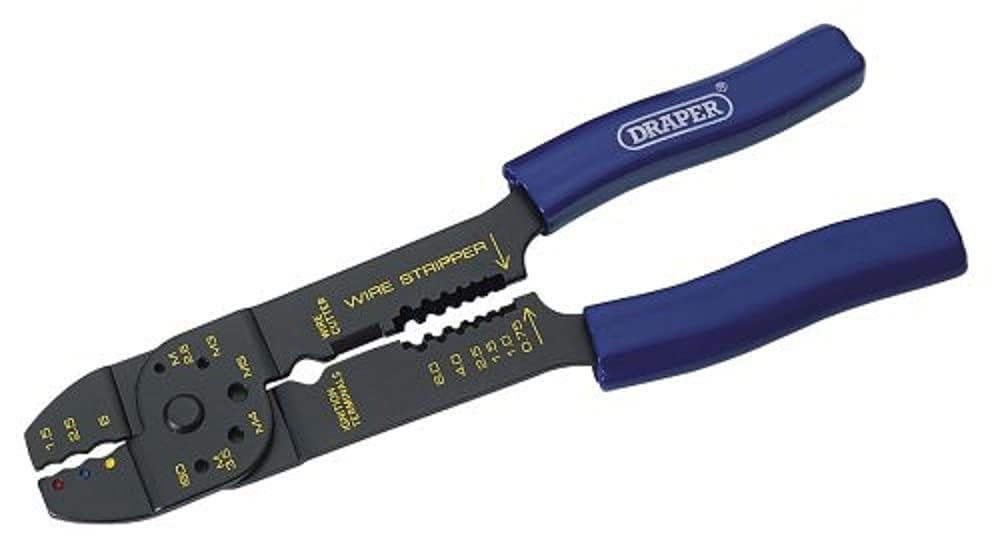 Draper 13657 4-Way Crimping Tool,Blue,black