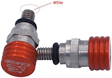M40.7mm Orange Fork Air Bleeder Relief Valve Motorcycle Motocross For Dirt Bike KTM KTM SX SXF EXC SMR SMCR All Modle Bike