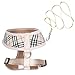 Small Dog Harness and Leash Set, Adjust Mesh Dog Harness for Small Dogs/Chihuahua, Lightweight Mesh Cat Harness,Padded Mesh Material for Breathability and Secure Fit (S)