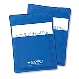 Hot / Cold Therapy Gel Pads (2 Pack) for Muscle & Joint Relief