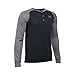 Under Armour Boys Waffle Henley T-Shirt, Black, Youth Small