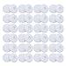 Sunmns 48 Pack Mini Small Earphone Headphone Foam Earpad Ear Pad Sponge Cover, White primary
