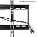 Happyjoy Ultra Slim TV Wall Mount Bracket for 23-55 Inch Flat LCD LED Plasma HDTV Smart TV, Max VESA 400x400mm, Bubble Level Included