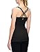 Baleaf Women's Yoga Cami Tank Top Built in Shelf Bra Black Size M