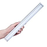 Motion Sensing Closet Lights, Cshidworld Rechargeable Stick-on Anywhere Portable 27 LED Wireless Cupboard/Garage/Pantry Cabinet Night Lighting Bar