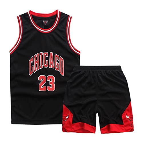 ISOVNUS 2-Piece Children's Basketball Set – T-Shirt and Shorts for Children 3-15 Years