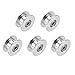 WINSINN GT2 Idler Pulley - 20 Toothless, 3mm Bore, for 6mm Width Timing Belt, Aluminum - Ideal for 3D Printers, CNC Machines (5-Pack)