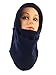 Women's Fleece Balaclava Hooded Face Mask Neck Warmer Ski Hood Snowboard Mask Wind Protector (Navy Blue)