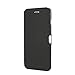 iPhone 7 Case, iPhone 8 Case, MTRONX Magnetic Ultra Folio Flip Slim PU Leather Twill Case Cover Pouch for Apple iPhone 7 iPhone 8 - Black(MG-BK1)