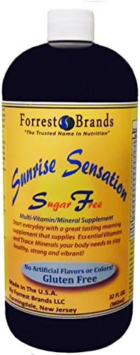 Sunrise-Sugar Free: 100% of 12 essential vitamins plus Trace Mineral Blend