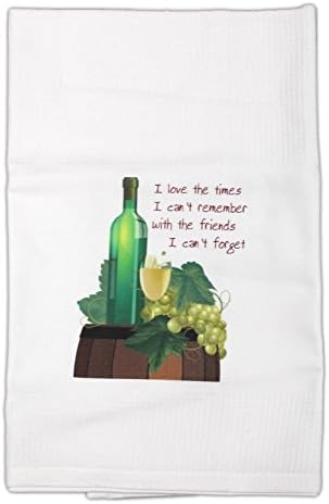 Mariasch Studios 26" x 20" Novelty Cotton Waffle Hand Towel (I Love the Times I Can't Remember)