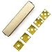 Dice Stacking PRO Cup Set - Professional Straight Cups with 5 Razor Edges 19mm Real Casino Dice in a Box - Accessories - Magic Tricks - Yellow
