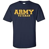 ARMY Veteran GOLD Logo Short Sleeve T-Shirt