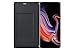 Samsung Galaxy Note9 Case, Genuine Leather Wallet Flip Cover, Black