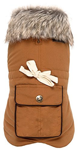 Petmate Wouapy 90076 Army Dog Coat, Mustard, Medium