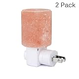 SMAGREHO Natural Himalayan Salt Lamp Night Light Crystal Salt Lamp Hand Carved Wall Light Used for Lighting, Decoration and Air Purifying, UL-Approved Plug