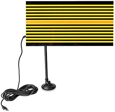 Automotive Paintless Dent Removal Repair Tool PDR Line Board Reflector Board with Adjustable Holder Yellow