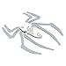 Cool Silver 3D Spider Spiderman Emblem Car Decal Sticker