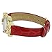 Glass Of Venice Murano Glass Millefiori Watch with Leather Band - Red Multicolor
