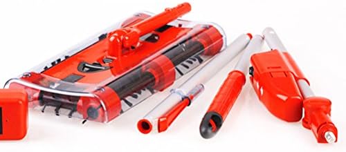 Swaroser Upgrade Cordless Rechargable Floor Foldable Turbo Sweeper Red