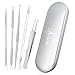 Blackhead Remover Pimple Extractor Curved Blackhead Tweezers 5-in-1 by Aignis