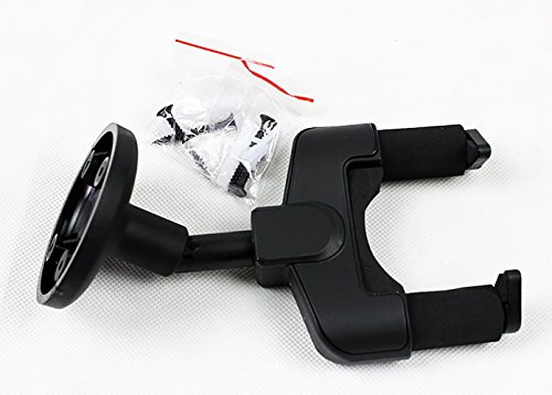 ZEALUX Guitar Hook Wallmount Guitar Hanger, Fit for All String Instruments (Black) (NO.1) - Thumbnail 4