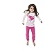 Girls Pajamas Unicorn Pegasus Lips 2 Piece 100% Super Soft Cotton,Pink,4 Years