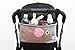 3 Sprouts Universal Stroller Organizer with Cup Holder - Durable Stroller Caddy Accessory for Storage, Stroller Bag