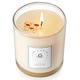 Le Conte Scented Candles - Monoi Vanilla Taha'a - The World’s First VISUAL Candle - Soy Wax 8oz. 50+ burn time