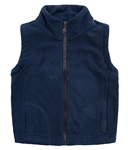 Aivtalk Little Boys' Fleece Warmth Sleeveless Vests Outfit Zipper Pocket 2-9T