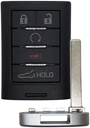 REMOTE STORE Replacement for 5 Button 2015-2019 CHEVROLET CORVETTE Keyless Entry Remote w/Uncut Emergency Key Insert NBGGD9C04
