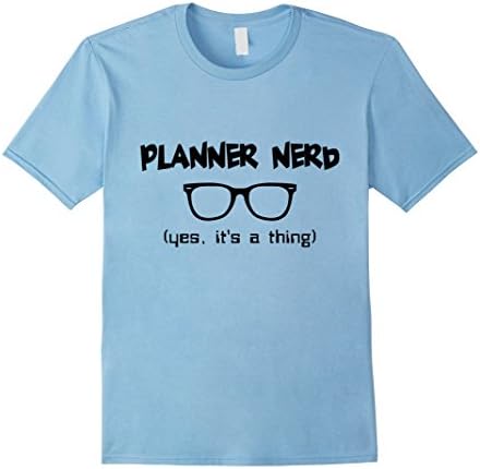 Mens Planner Stickers Community Tshirt - Planner Nerd Shirt 2XL Baby Blue