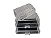 MCB Home Essentials-Acrylic Makeup & Cosmetic Jewelry Organizer -Storage Display Box with 2 Set of Drawers Great Birthday Present