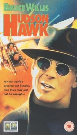 Hudson Hawk Vhs 1991 Bruce Willis Danny Aiello Andie Macdowell James Coburn Richard E Grant Sandra Bernhard Donald Burton Don Harvey David Caruso Andrew Bryniarski Lorraine Toussaint Burtt Harris Michael Lehmann Bruce