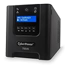 CyberPower PR750LCD Smart App Sinewave UPS 750VA 525W SNMP/HTTP Mini-Tower