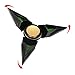Blackobe Tri Fidget Hand Spinner Triangle Finger Focus Toy ADHD Autism Kids/Adult (Black)