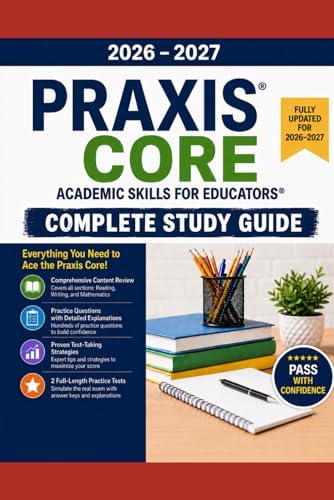 Praxis Core Academic Skills for Educators Tests: Book + Online