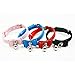 AKOAK Pet Dog Bowknot Lead Adjustable PU Leather Cat Kitten Collars with Bell Necklace Pup Dog Collars Bow Tie（Black）