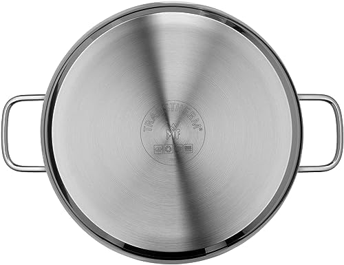 Diadem Plus Casseruola alta con coperchio, in acciaio INOX 18/10, 24 cm