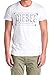 Diesel Mens T Shirt For Successful Living Nuente Maglietta Tee, White, Medium